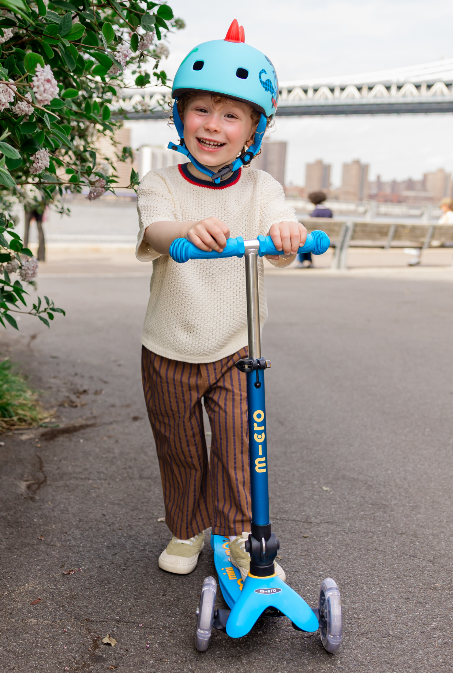 Micro Mini Foldable LED Scooter