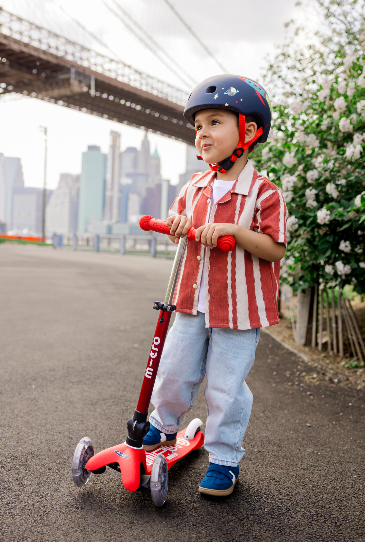 Micro Mini Foldable LED Scooter