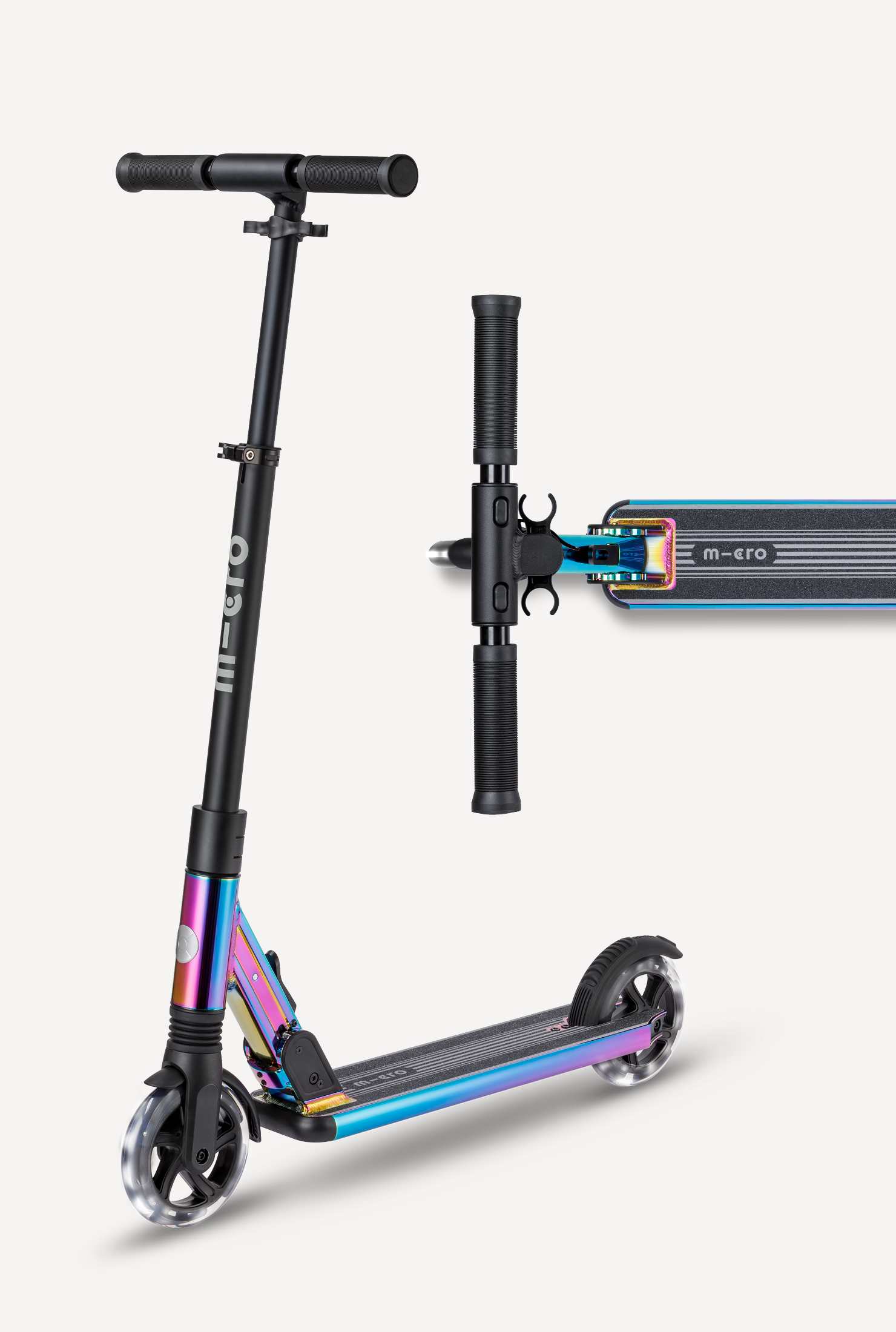 Micro Sprite Suspension LED Neochrome Scooter