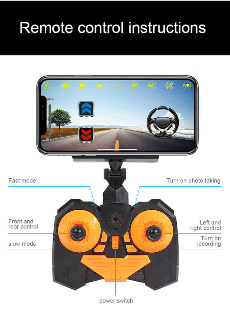 1:18 RC Climbing Car with 720P WiFi FPV Camera