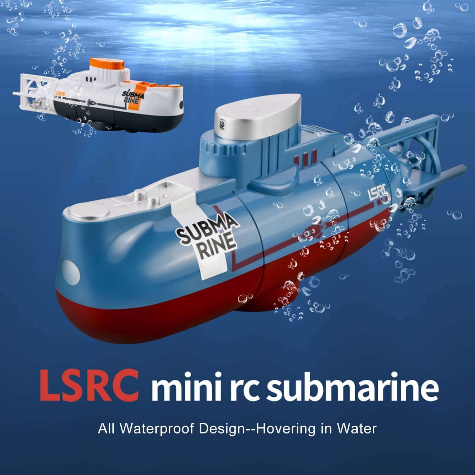 Mini RC Submarine with Waterproof Diving Control