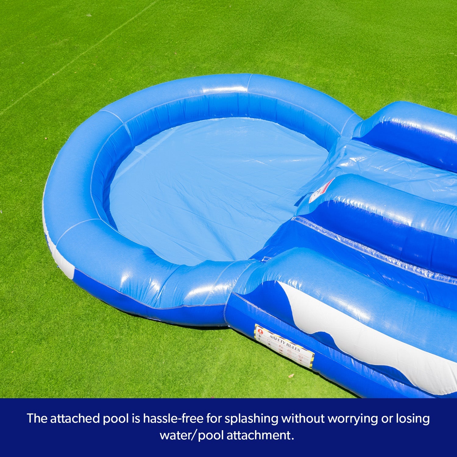 13' Dolphin Water Slide with Pool