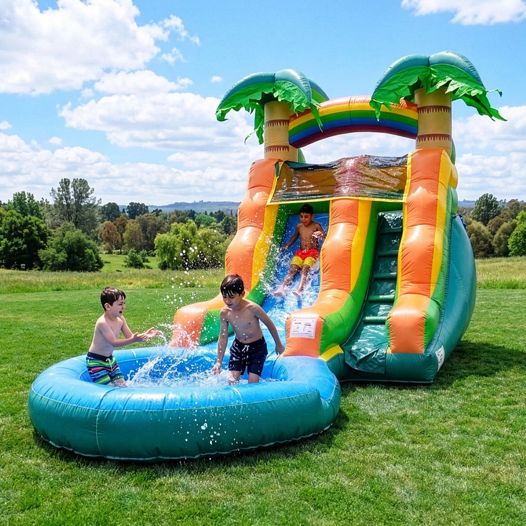 13' Summer Breeze Water Slide with Pool