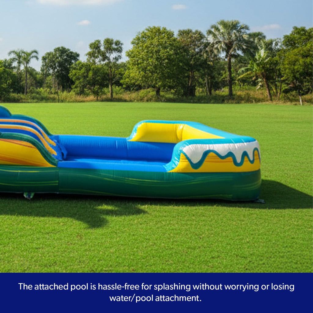 NEW! Tropical Breeze 15' Dual Lane Waterslide
