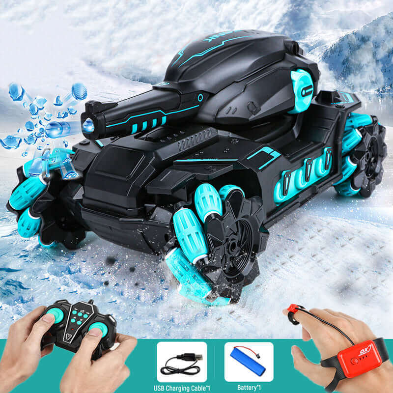 Water Bomb RC Battle Tank with Gesture Control