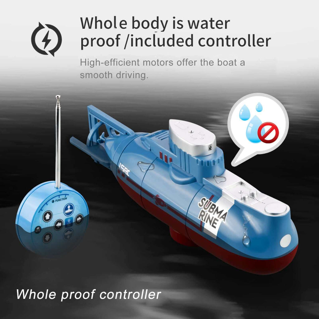 Mini RC Submarine with Waterproof Diving Control