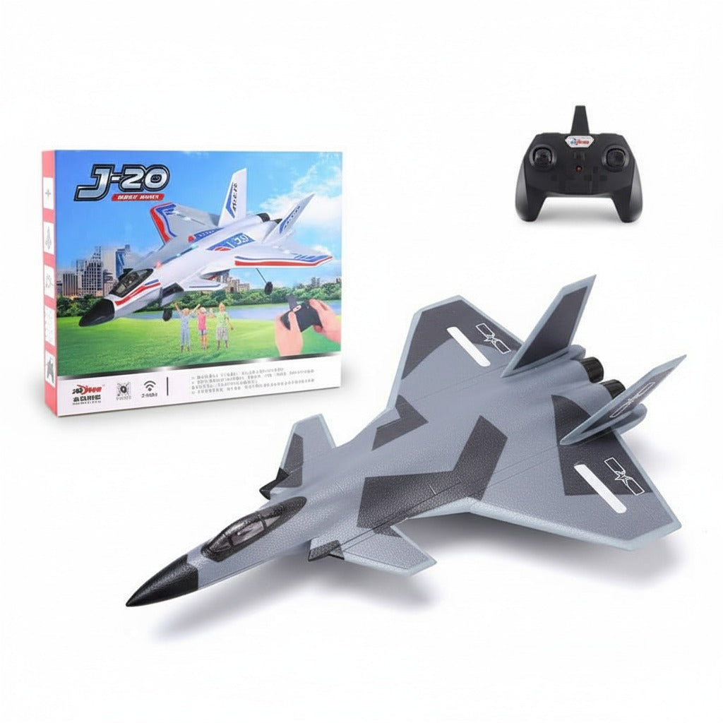 ZY J20 2.4GHz RC Fighter Jet with LED Auto-Balance