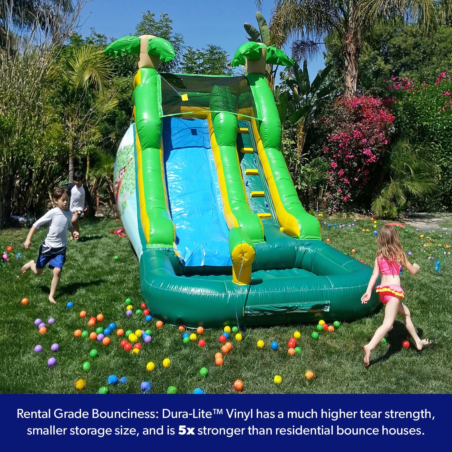 12' Safari Water Slide with Pool