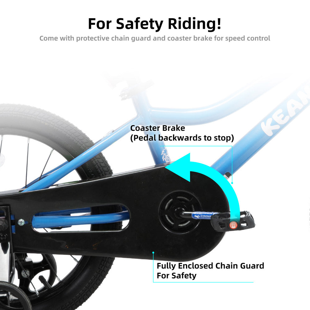 KEANO Lexicon Kids Bike for Boys Girls Ages 3-12 Years Old