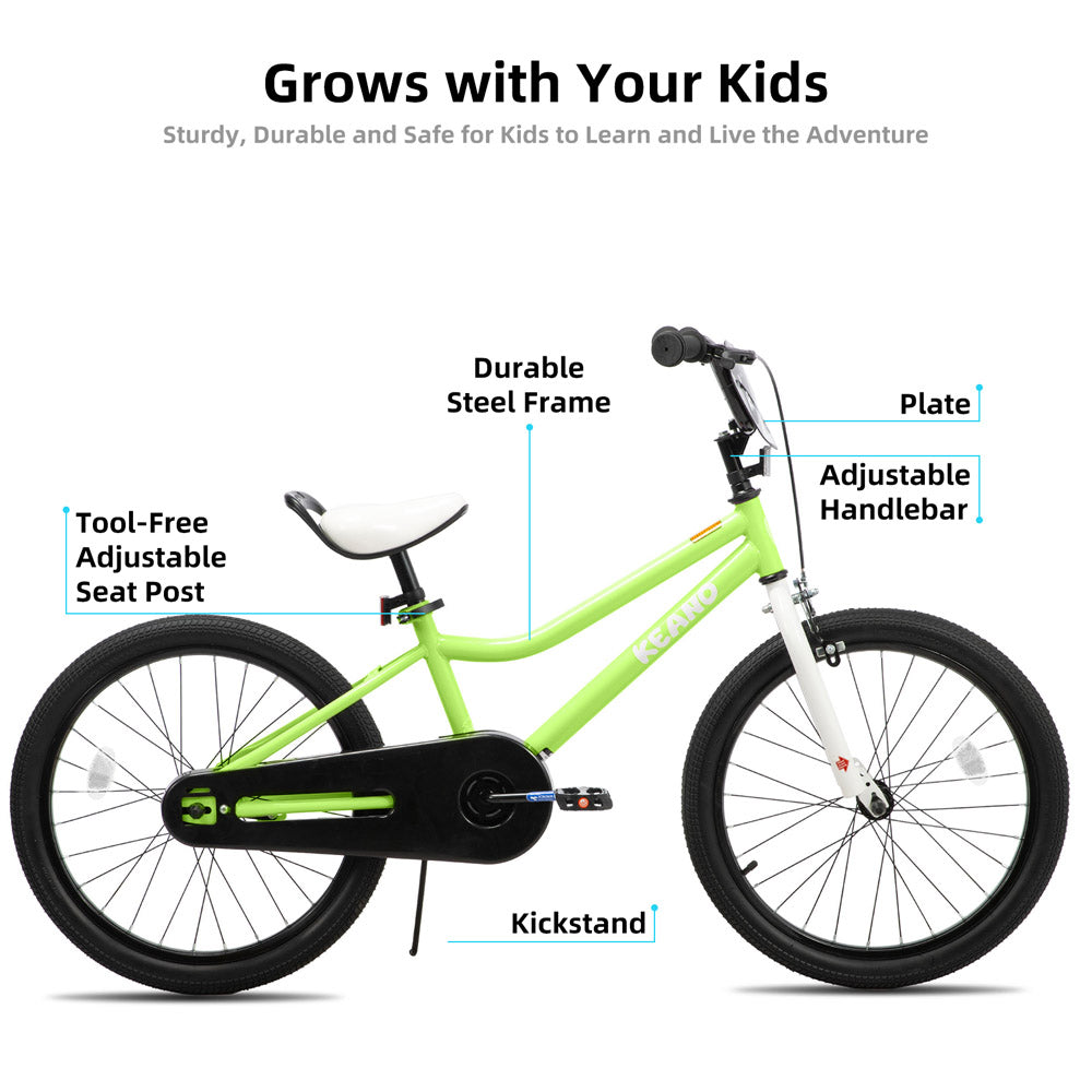 KEANO Lexicon Kids Bike for Boys Girls Ages 3-12 Years Old