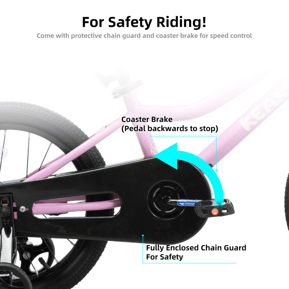 KEANO Lexicon Kids Bike for Boys Girls Ages 3-12 Years Old