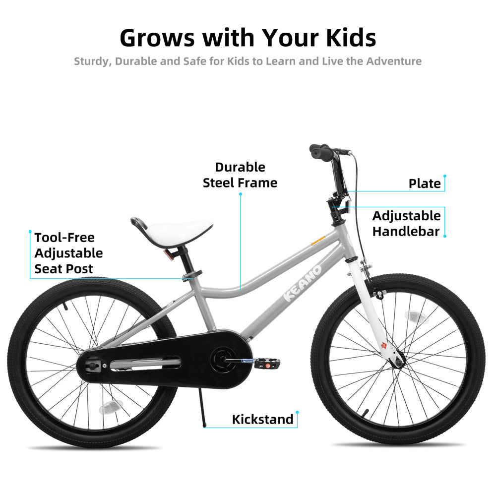 KEANO Lexicon Kids Bike for Boys Girls Ages 3-12 Years Old