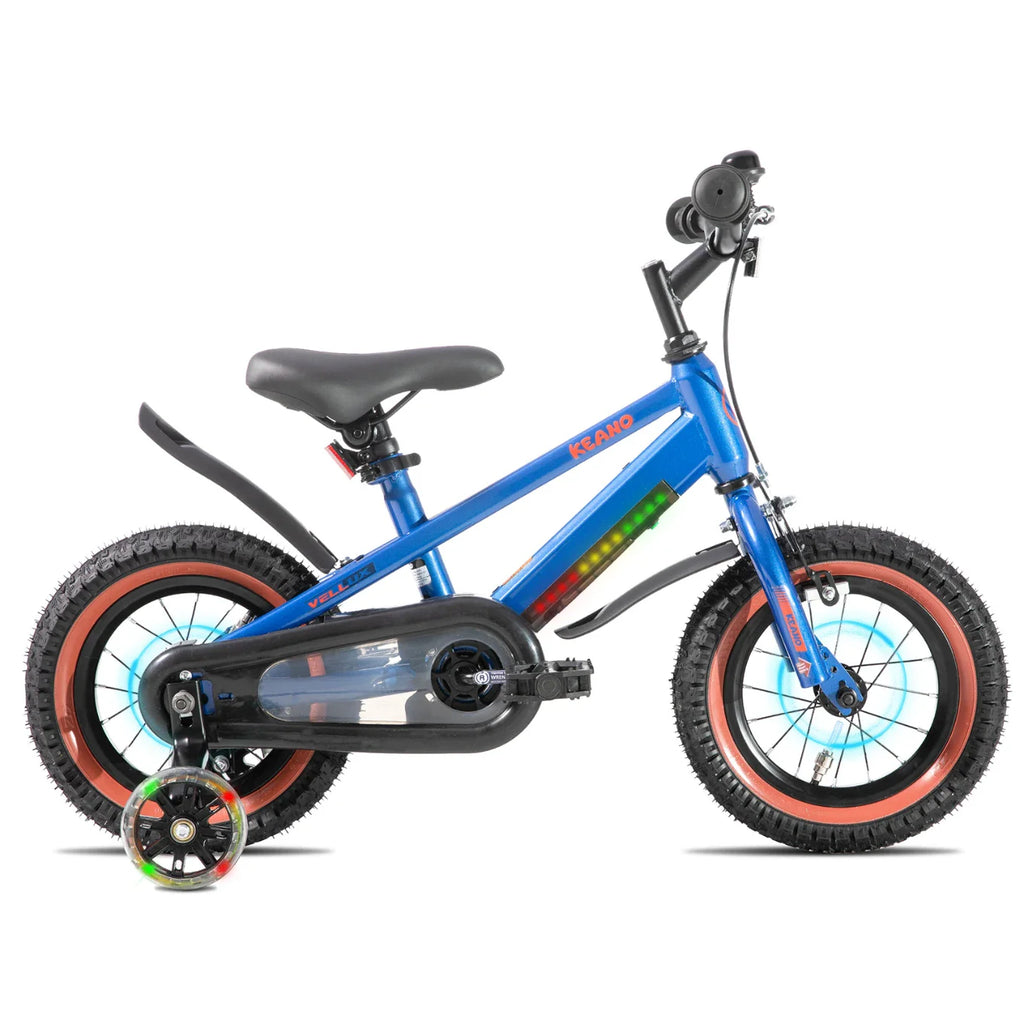 KEANO Vellux 12 16 20 Inch Kids Bike with Training Wheels