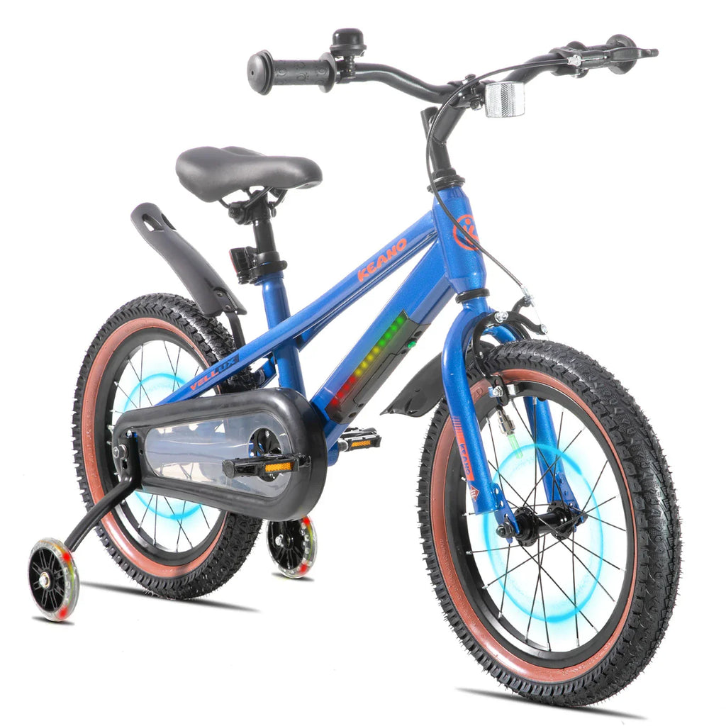 KEANO Vellux 12 16 20 Inch Kids Bike with Training Wheels
