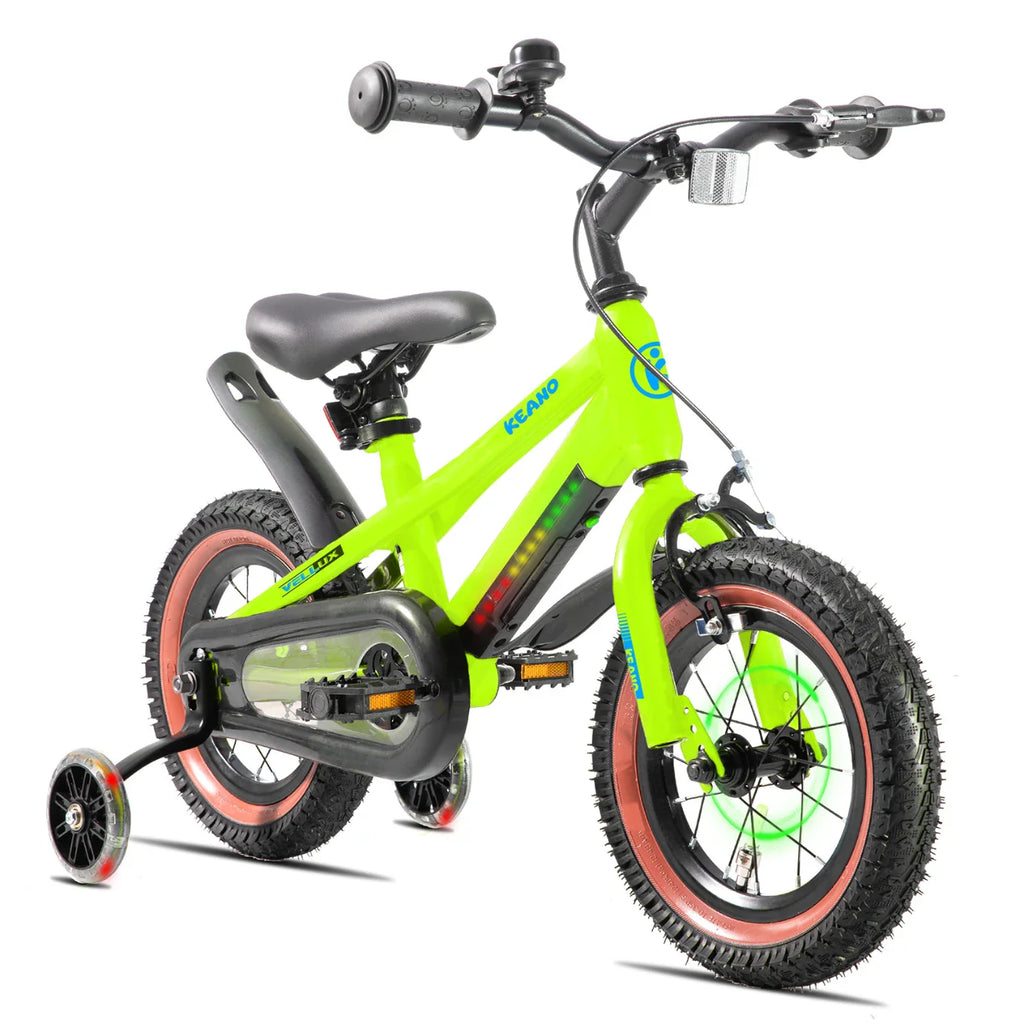 KEANO Vellux 12 16 20 Inch Kids Bike with Training Wheels