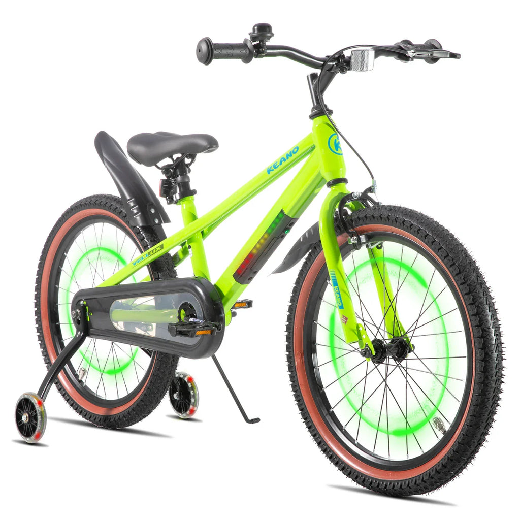 KEANO Vellux 12 16 20 Inch Kids Bike with Training Wheels