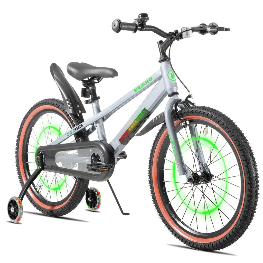 KEANO Vellux 12 16 20 Inch Kids Bike with Training Wheels