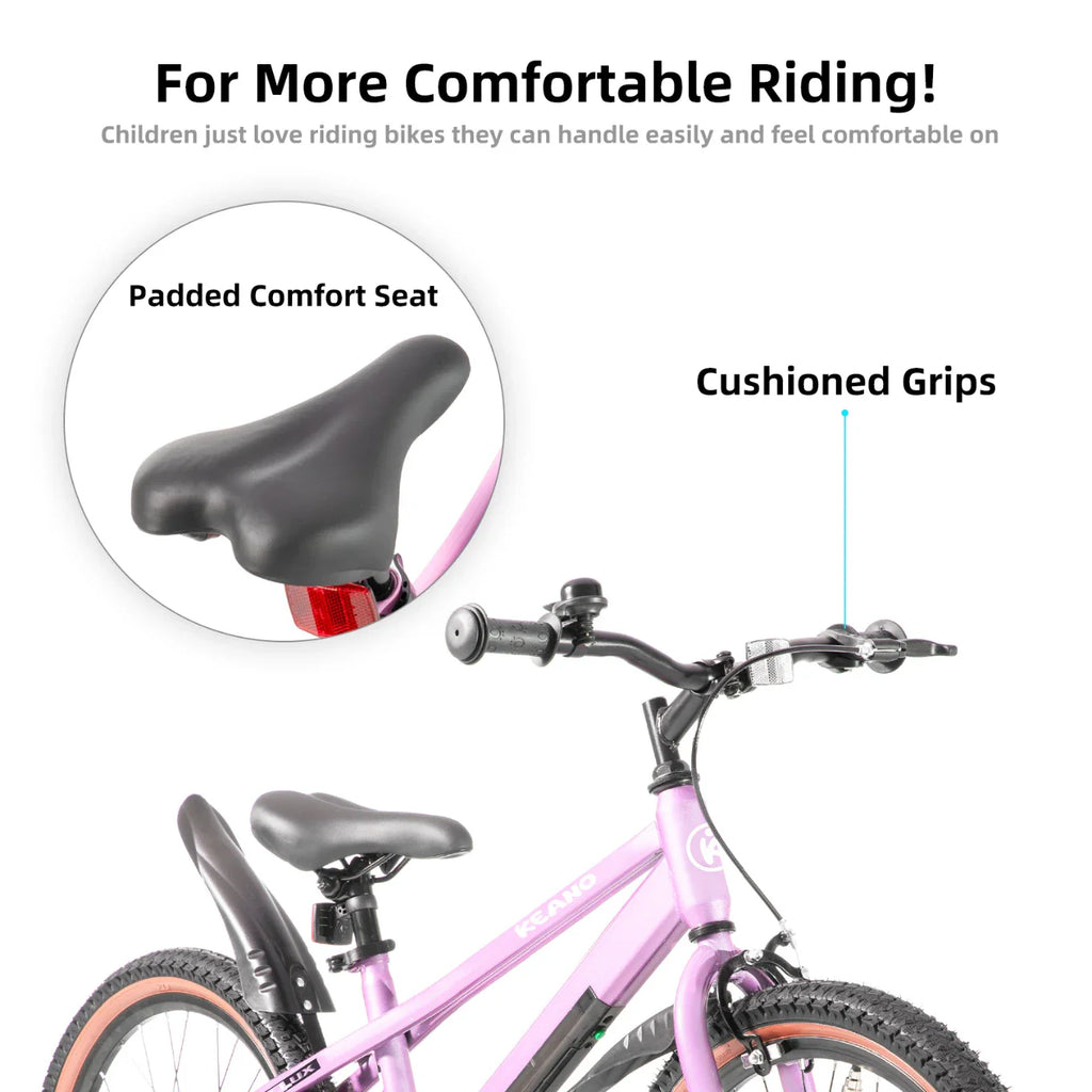 KEANO Vellux 12 16 20 Inch Kids Bike with Training Wheels
