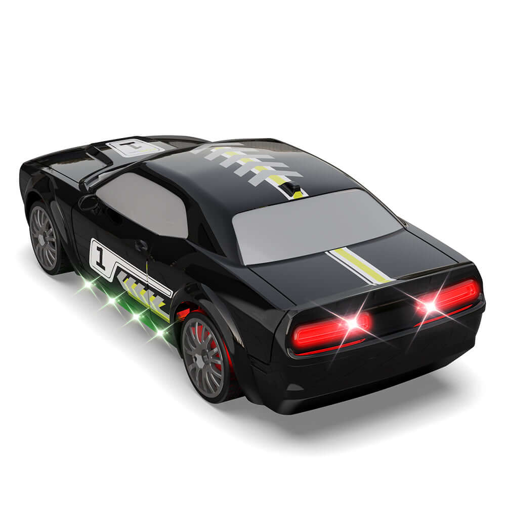 KF27 1:24 4WD Drift RC Car Black LED Lights Dual Tires 40M Range