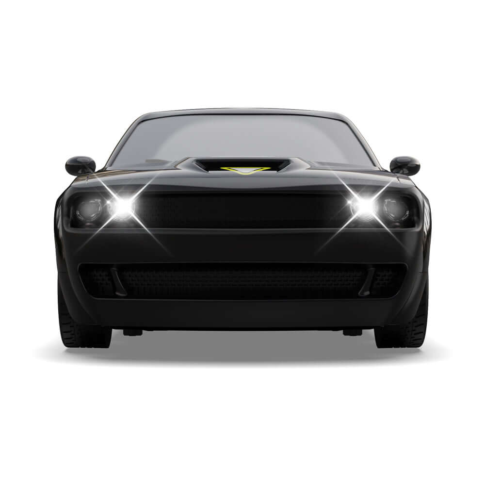KF27 1:24 4WD Drift RC Car Black LED Lights Dual Tires 40M Range