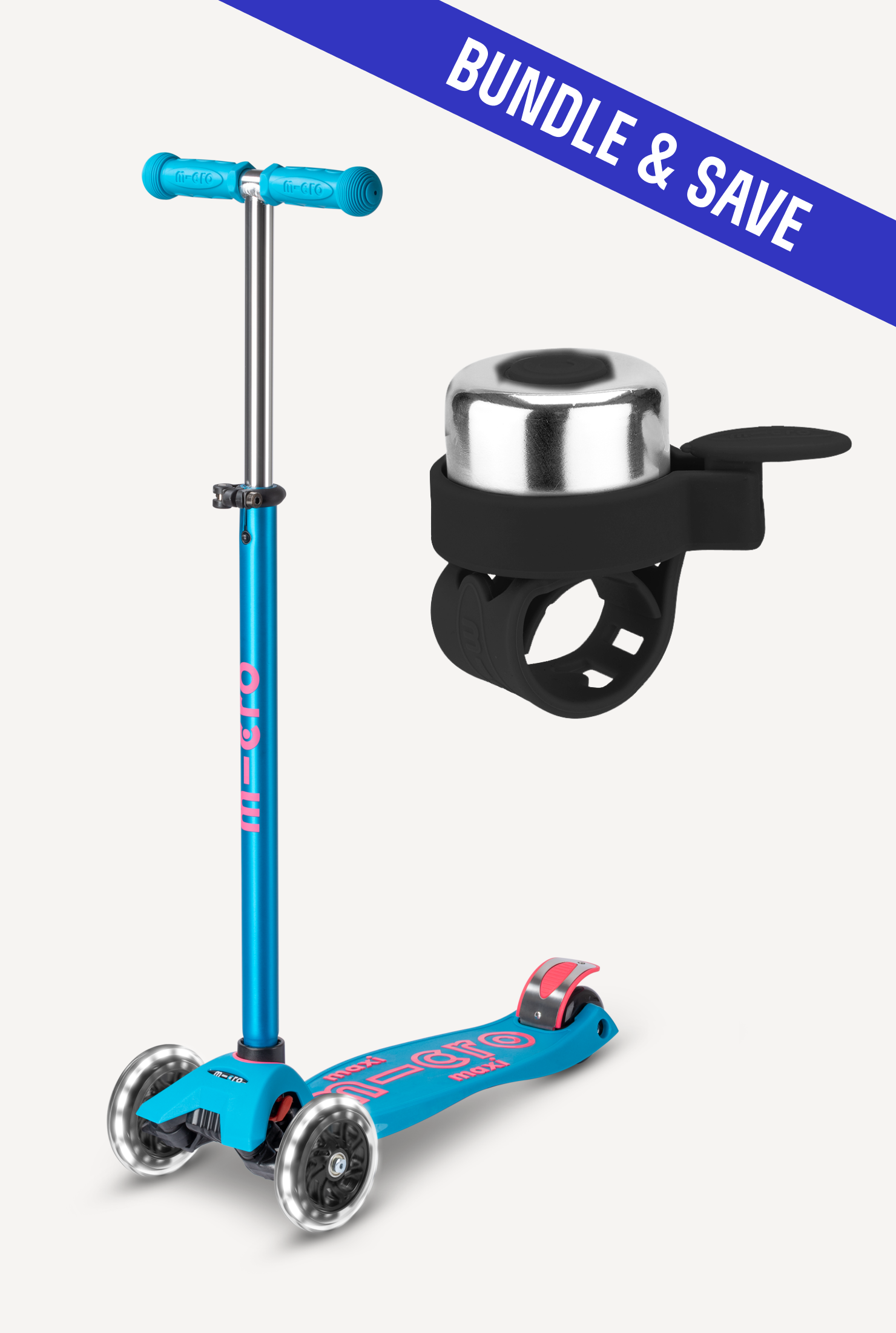 Maxi LED + Scooter Bell