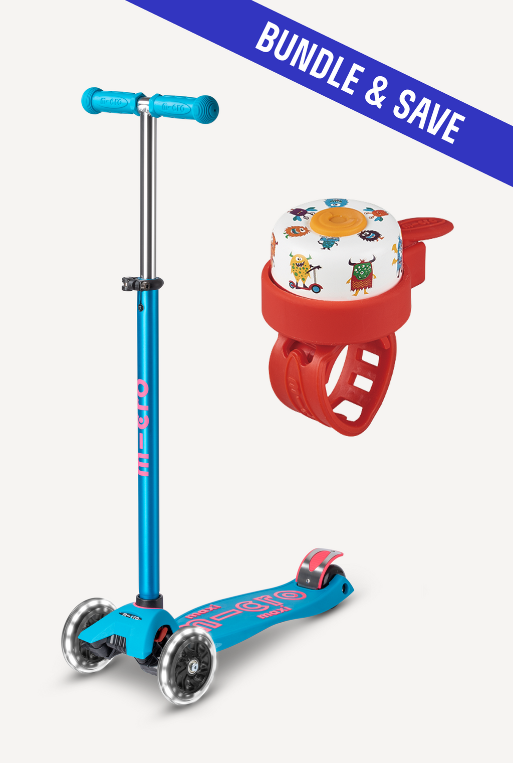 Maxi LED + Scooter Bell