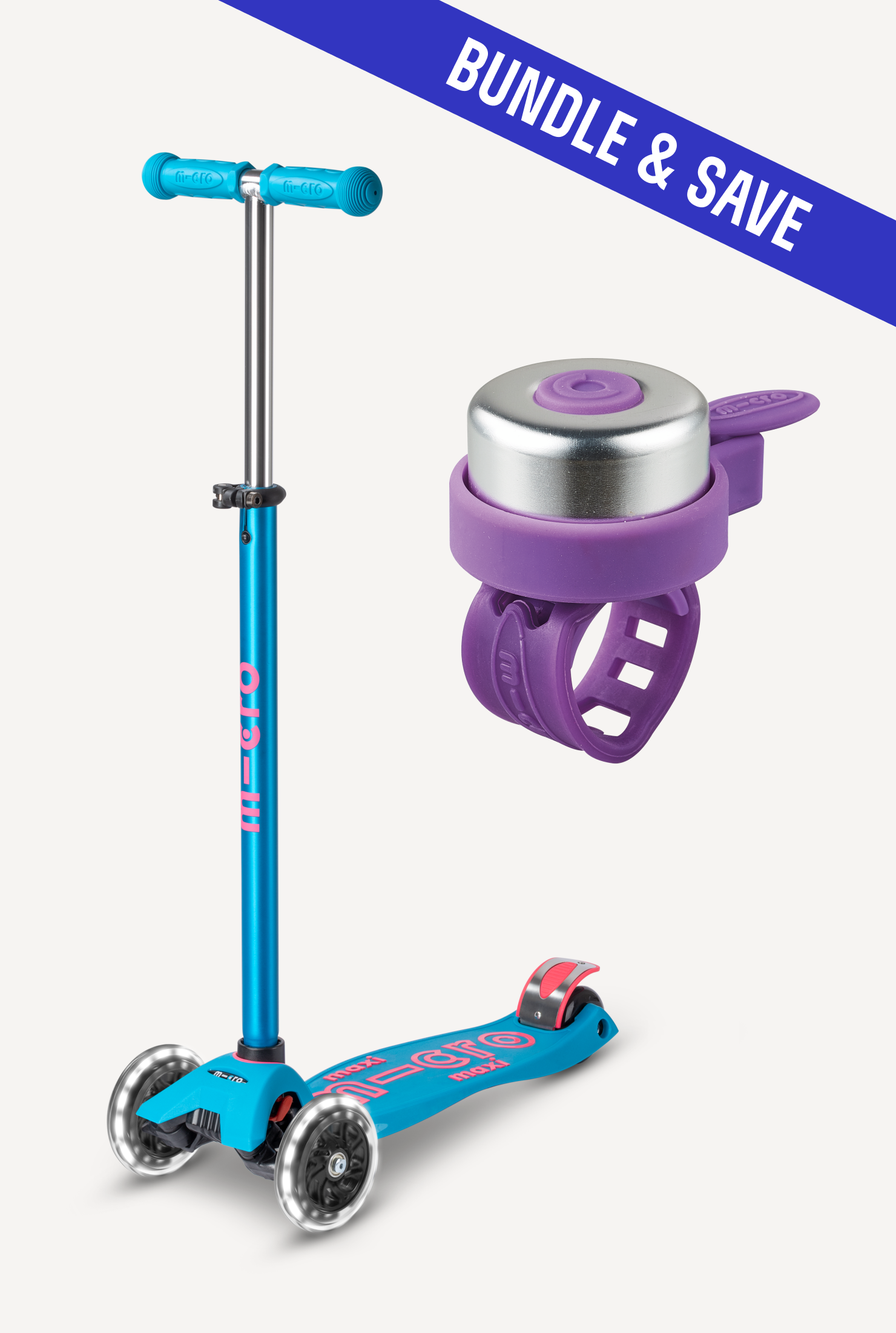 Maxi LED + Scooter Bell