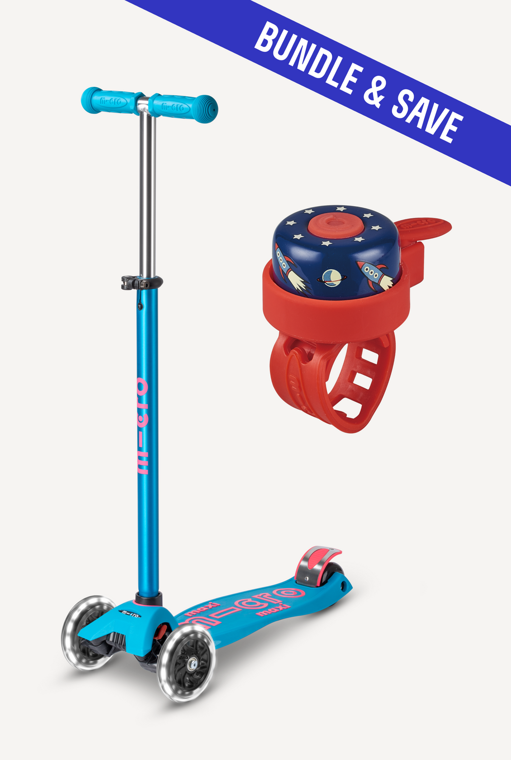 Maxi LED + Scooter Bell