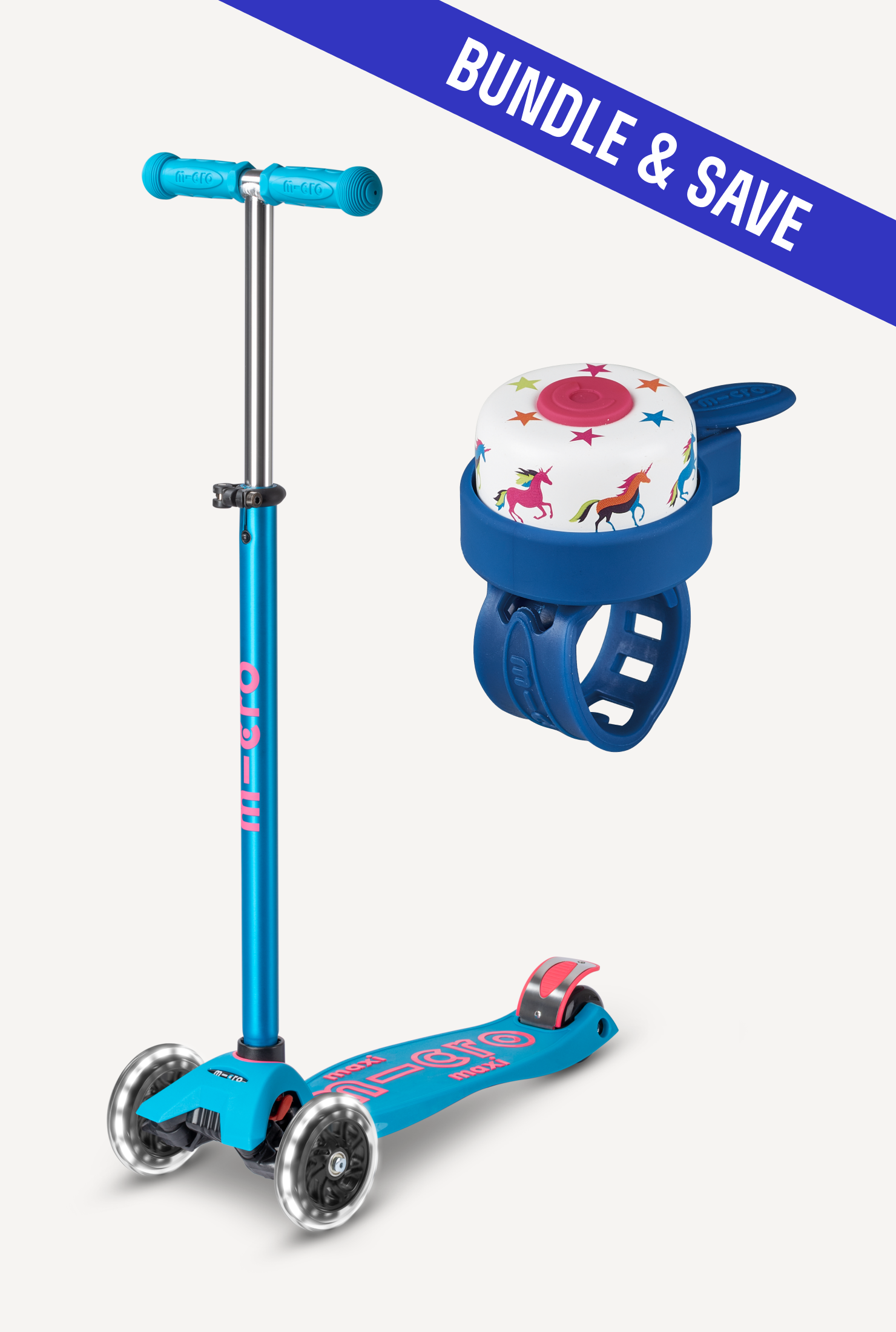 Maxi LED + Scooter Bell