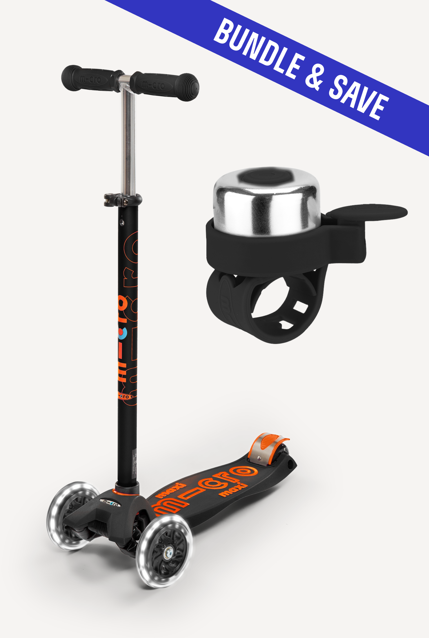 Maxi LED + Scooter Bell