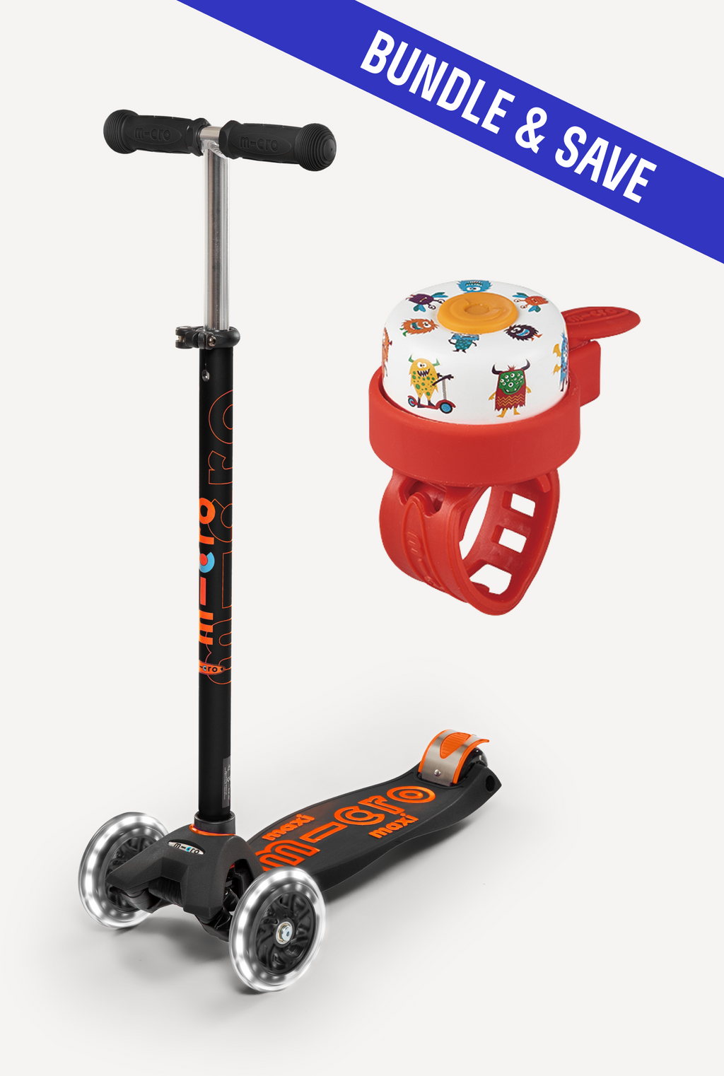 Maxi LED + Scooter Bell