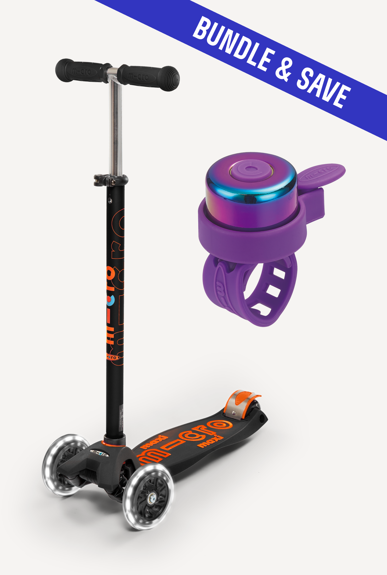 Maxi LED + Scooter Bell