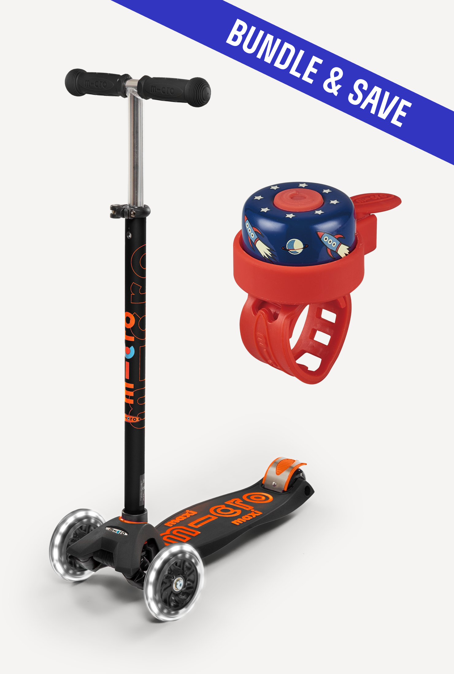Maxi LED + Scooter Bell