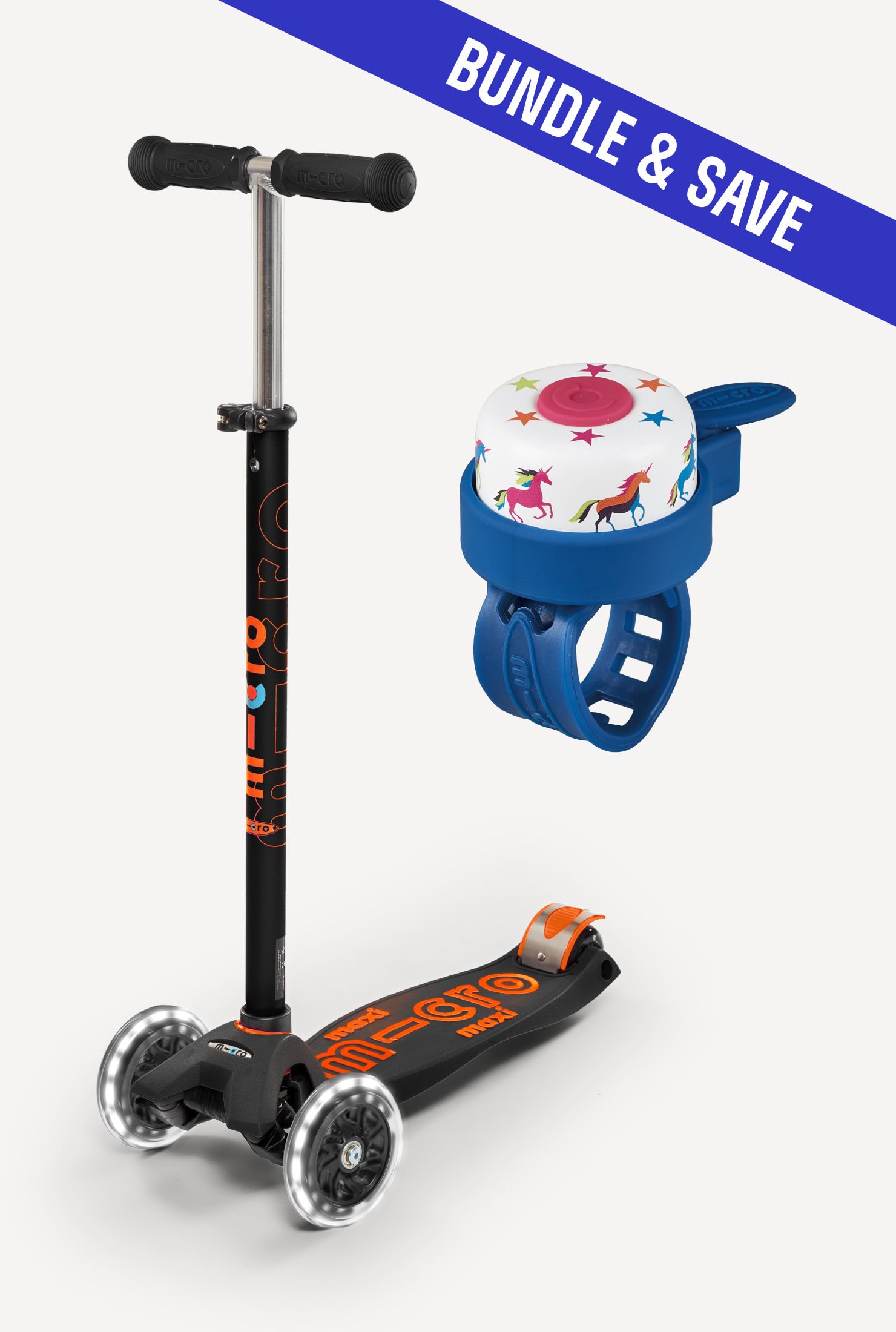Maxi LED + Scooter Bell