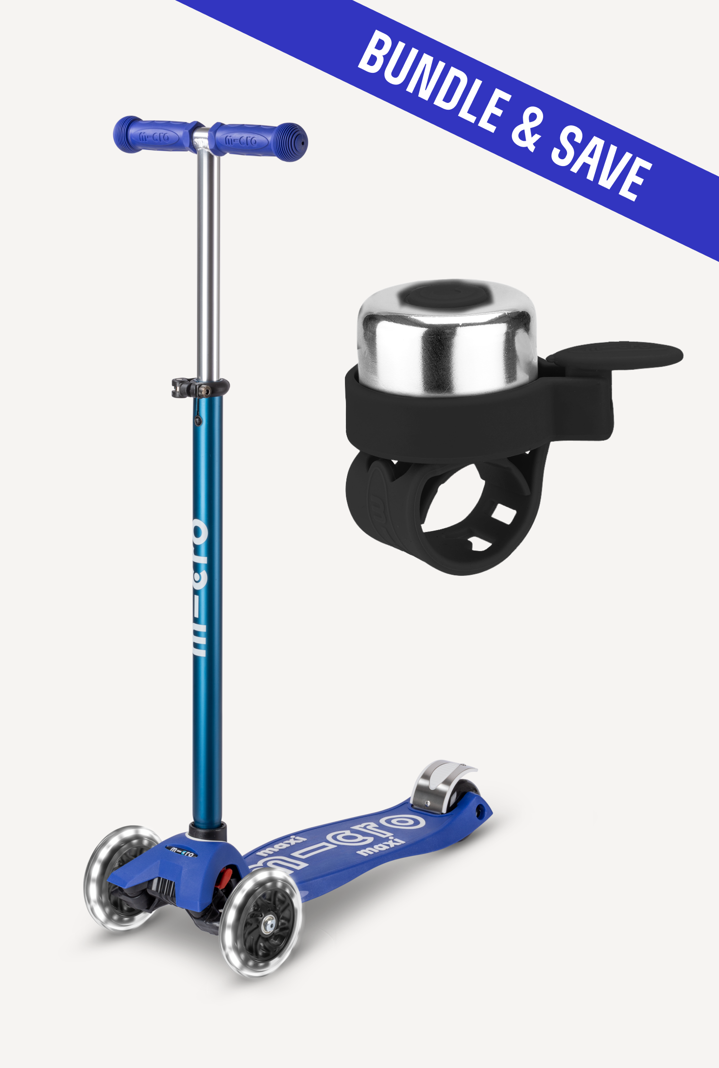 Maxi LED + Scooter Bell