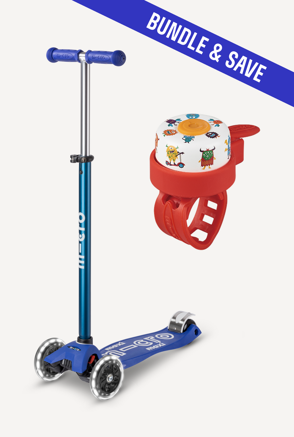 Maxi LED + Scooter Bell