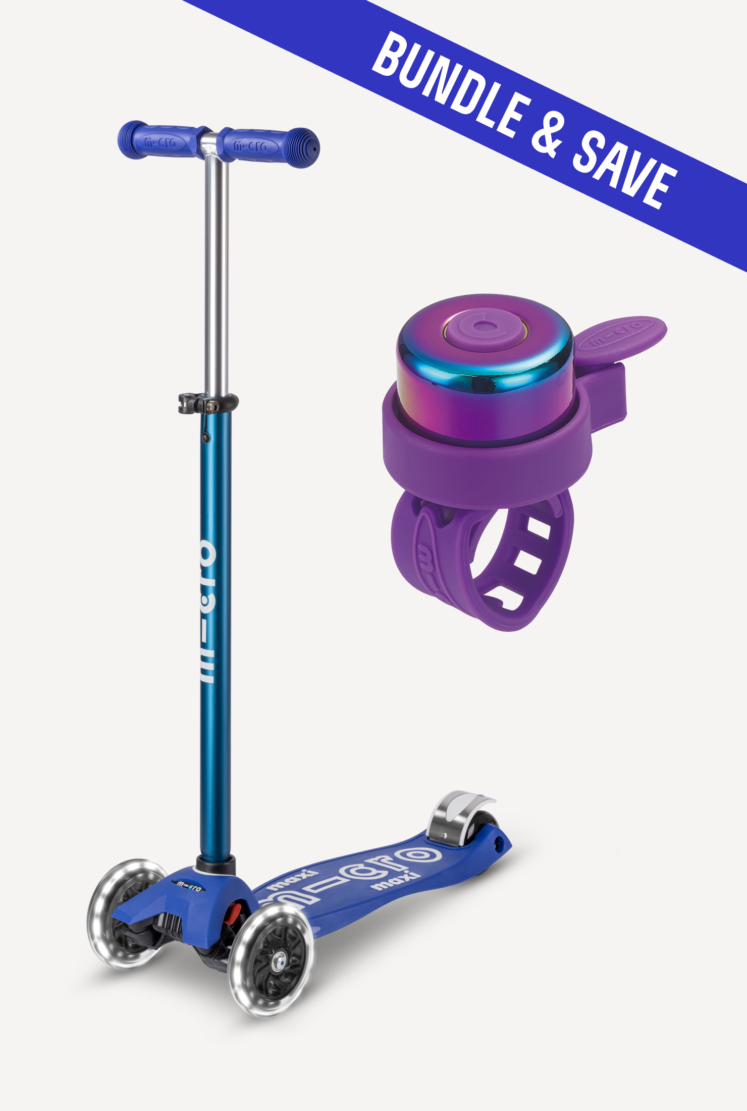 Maxi LED + Scooter Bell