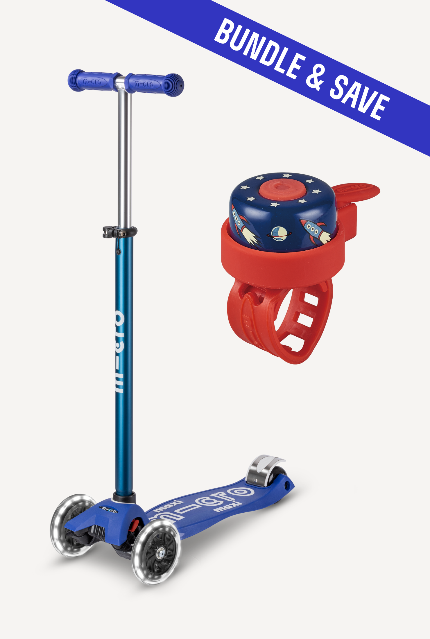 Maxi LED + Scooter Bell