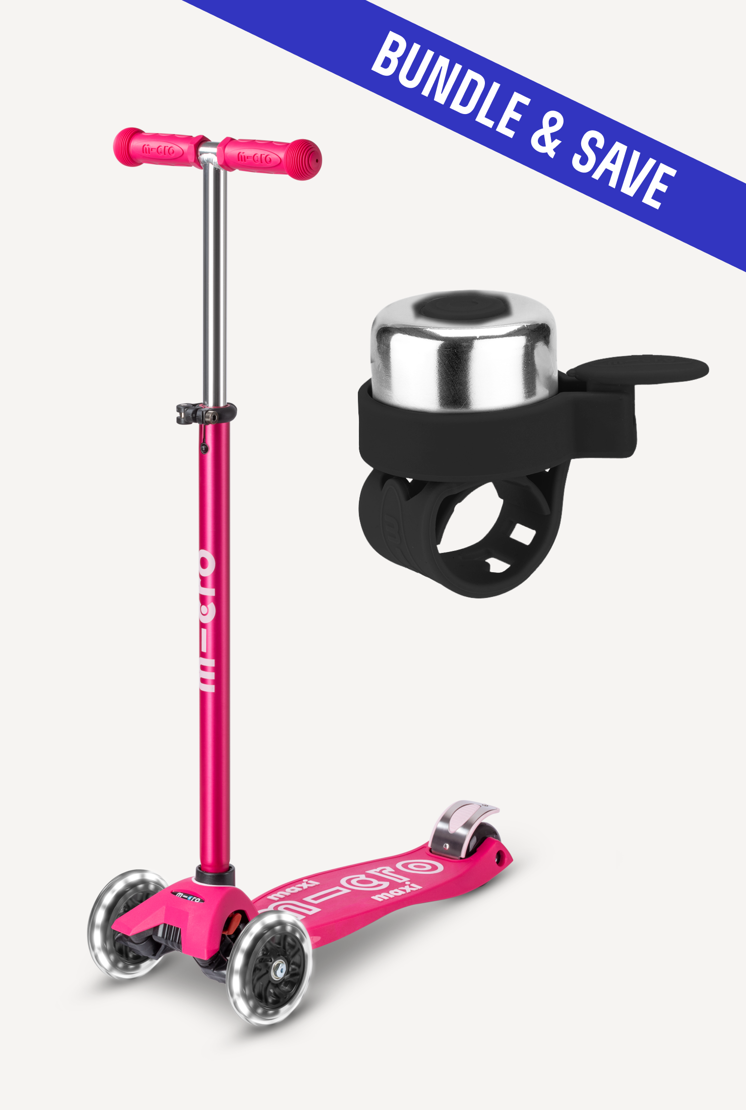 Maxi LED + Scooter Bell