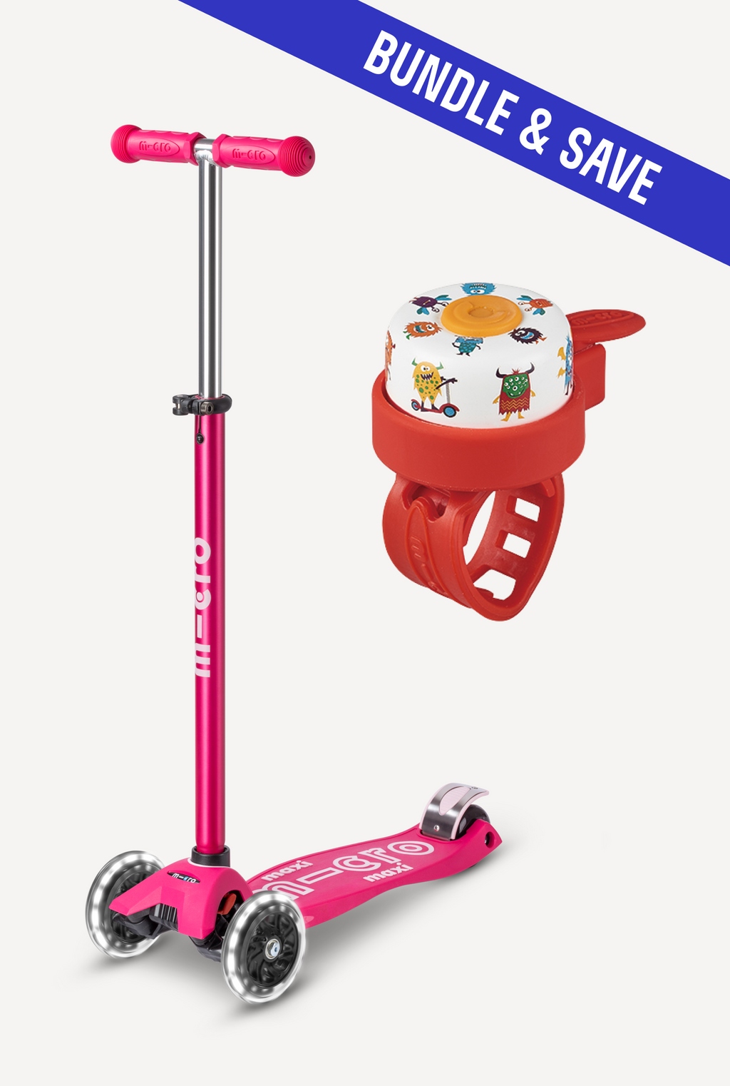 Maxi LED + Scooter Bell