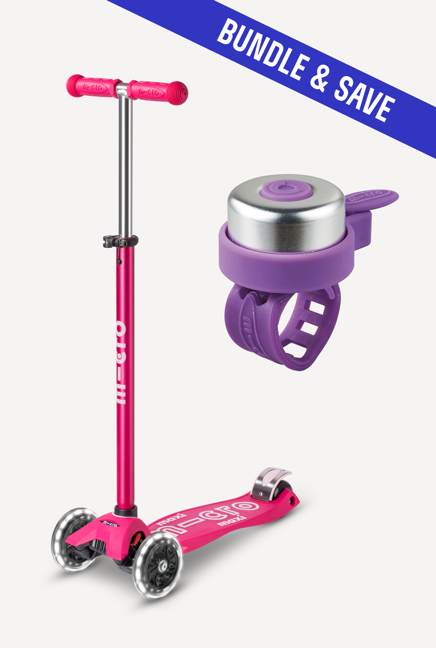 Maxi LED + Scooter Bell