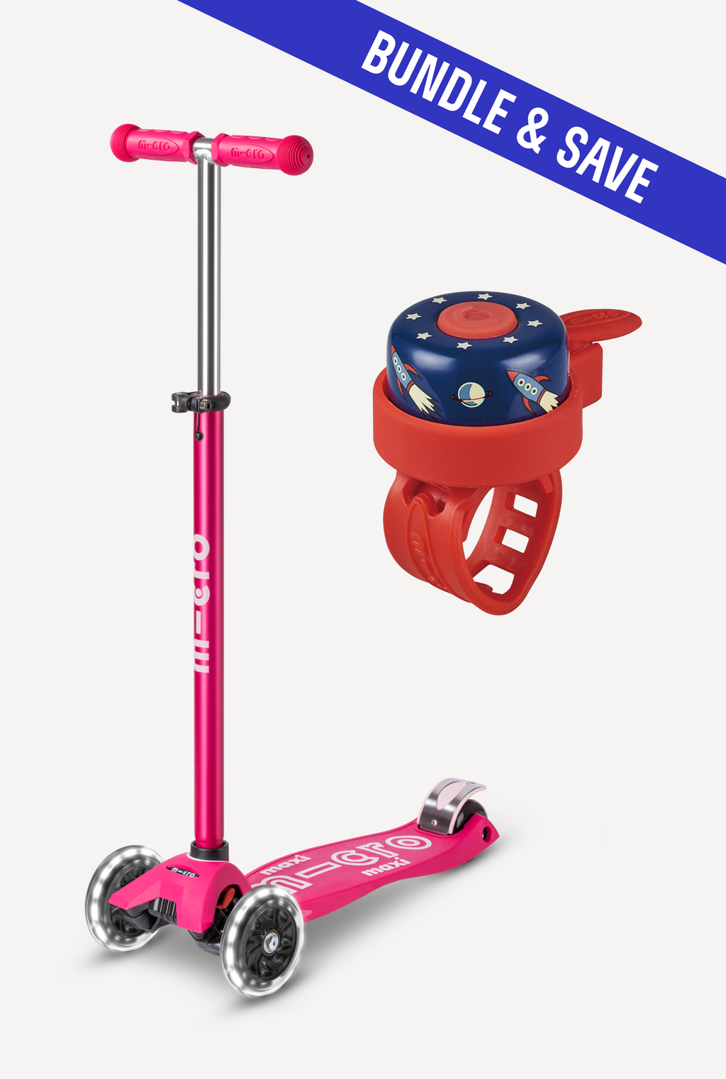 Maxi LED + Scooter Bell