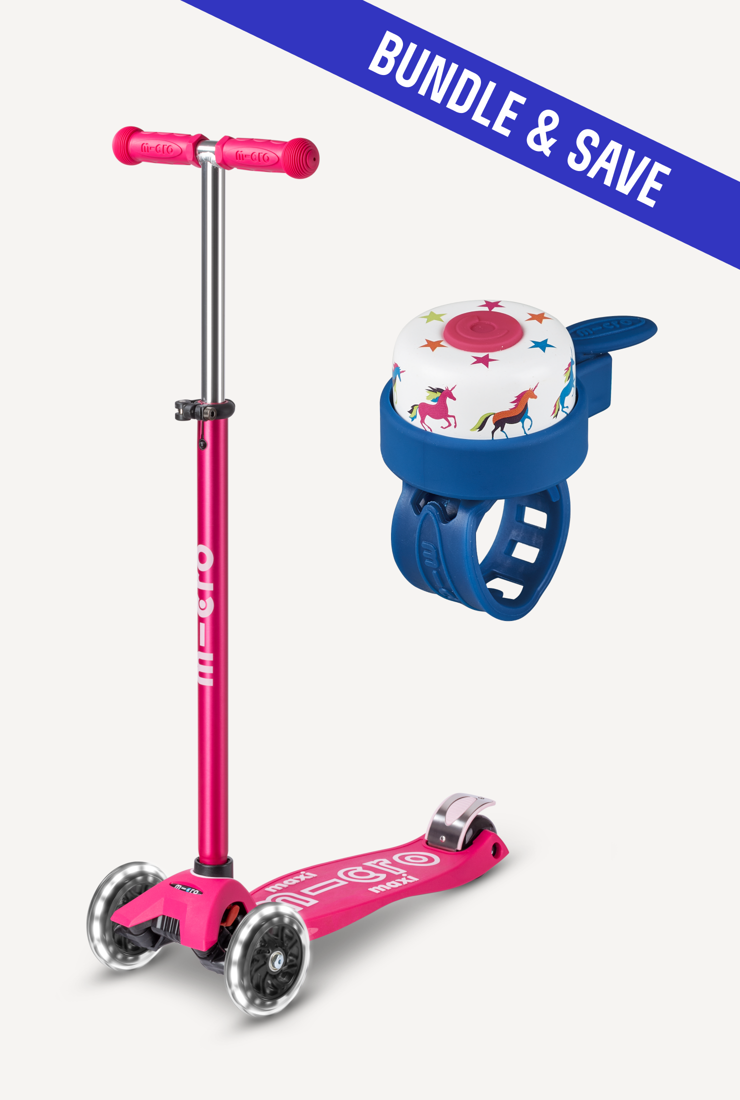 Maxi LED + Scooter Bell