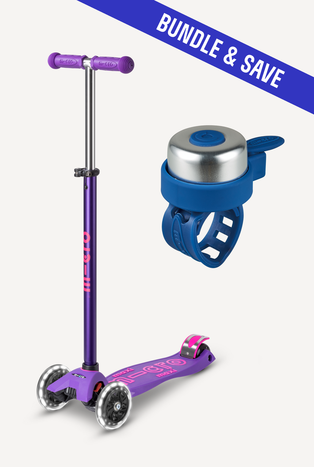 Maxi LED + Scooter Bell