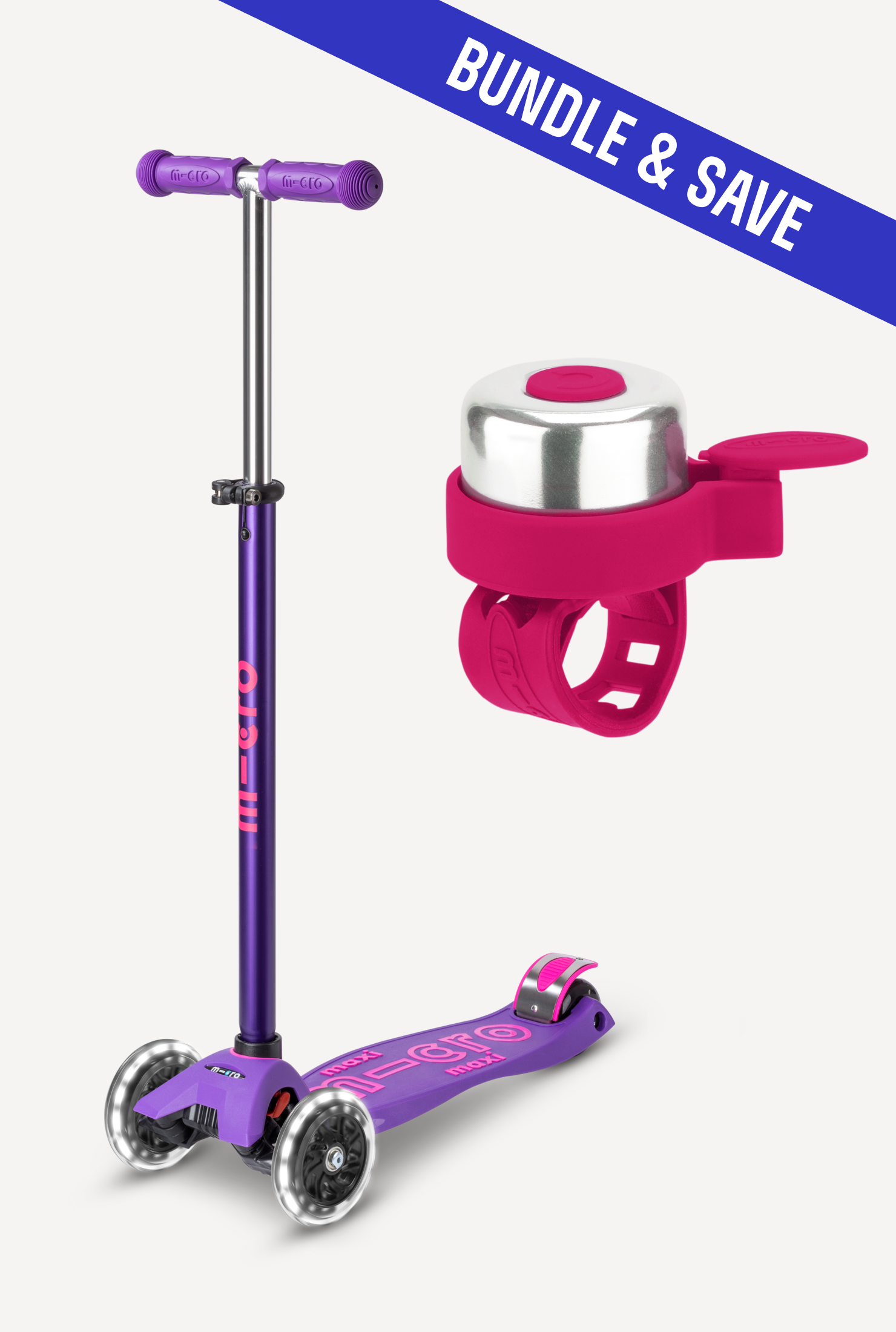 Maxi LED + Scooter Bell