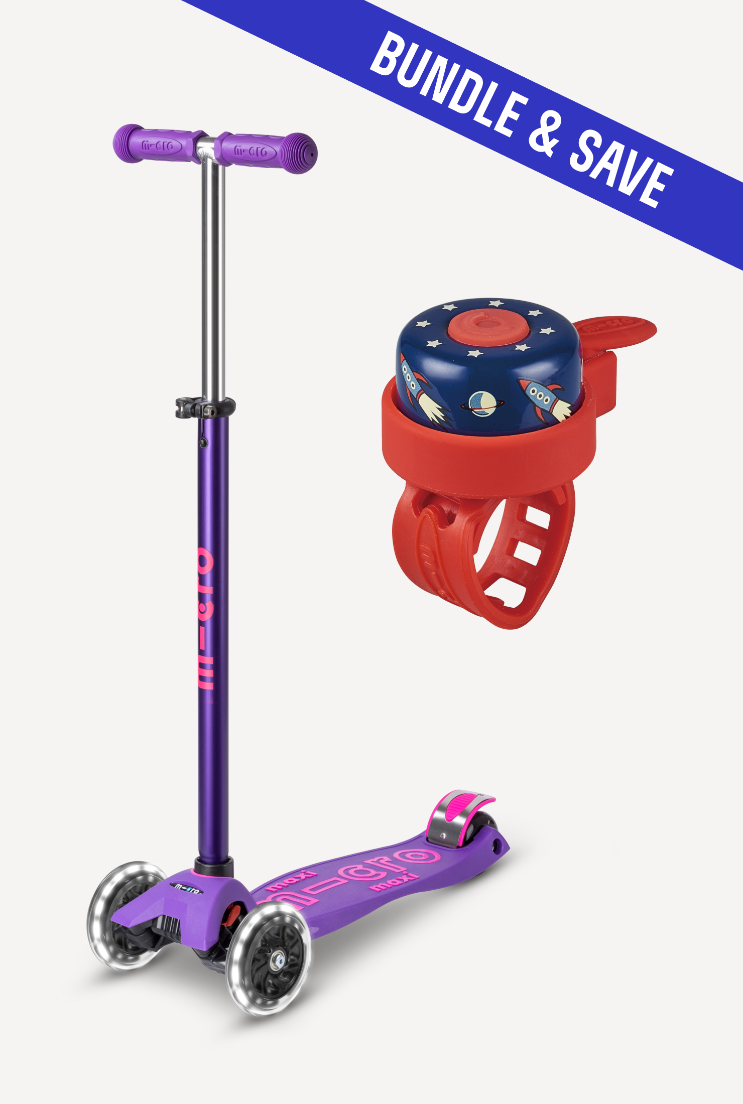 Maxi LED + Scooter Bell