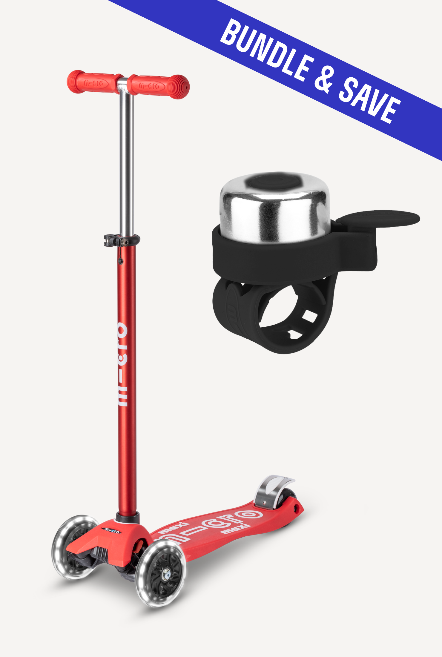 Maxi LED + Scooter Bell