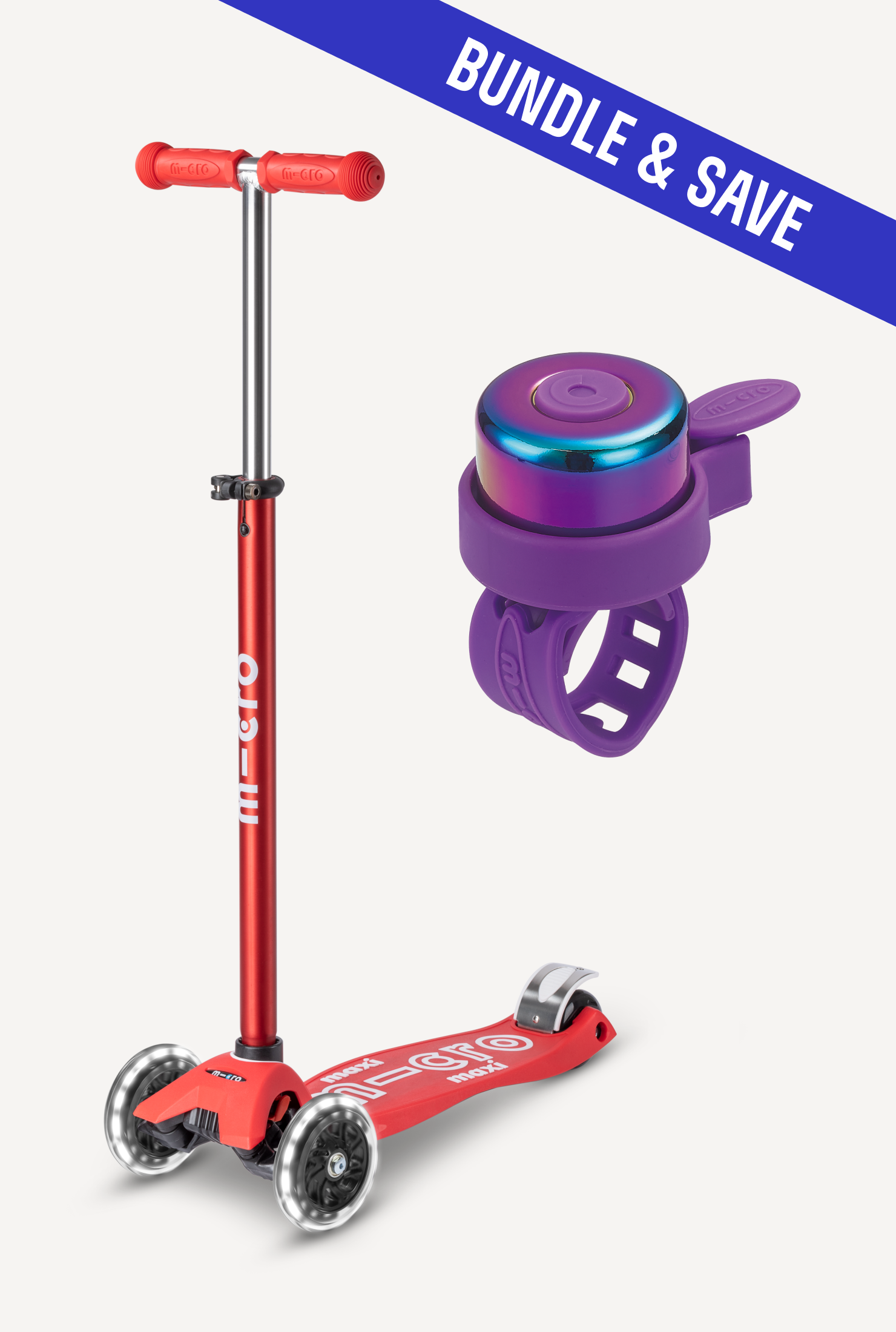 Maxi LED + Scooter Bell