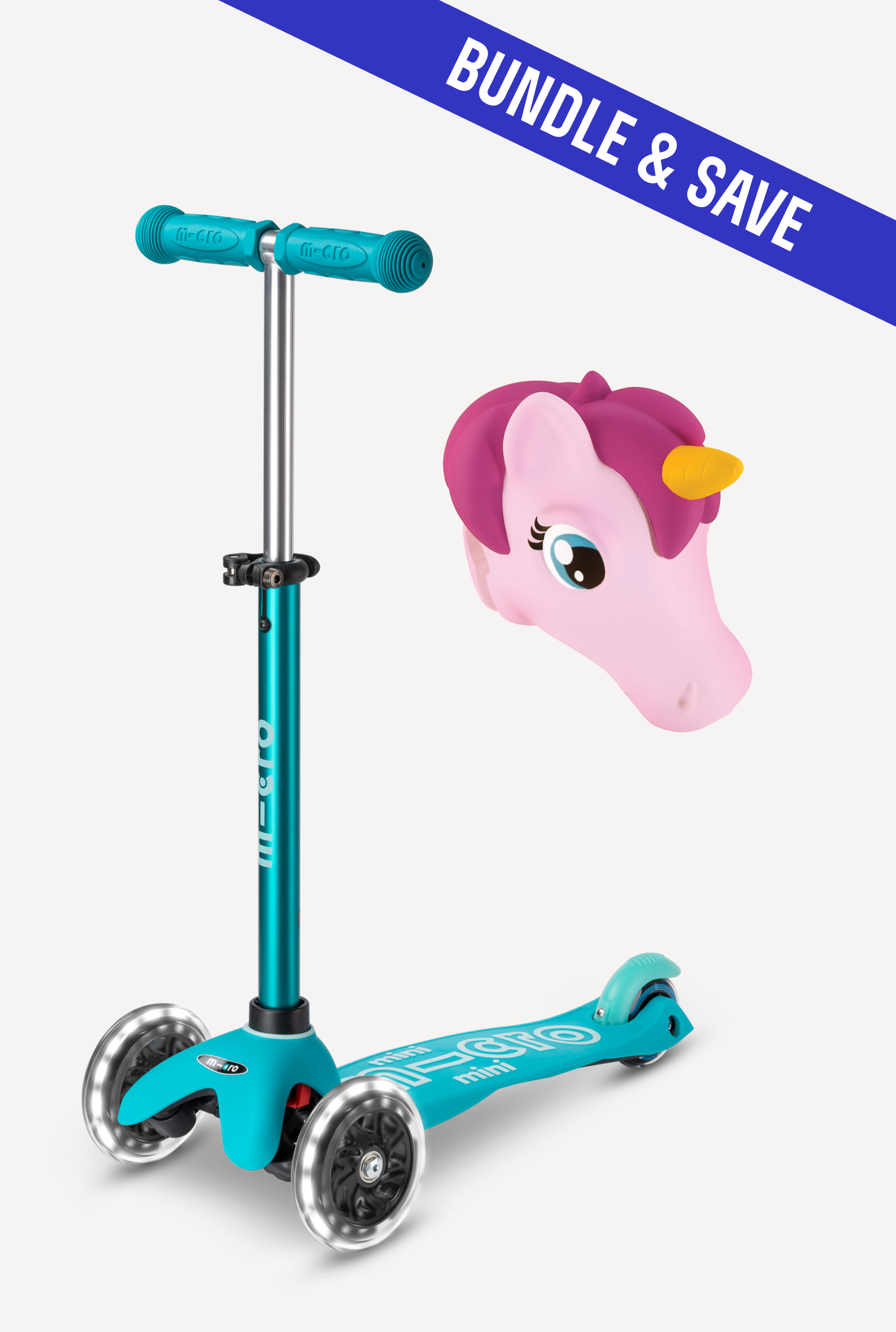 Mini LED Scooter + Scootaheadz