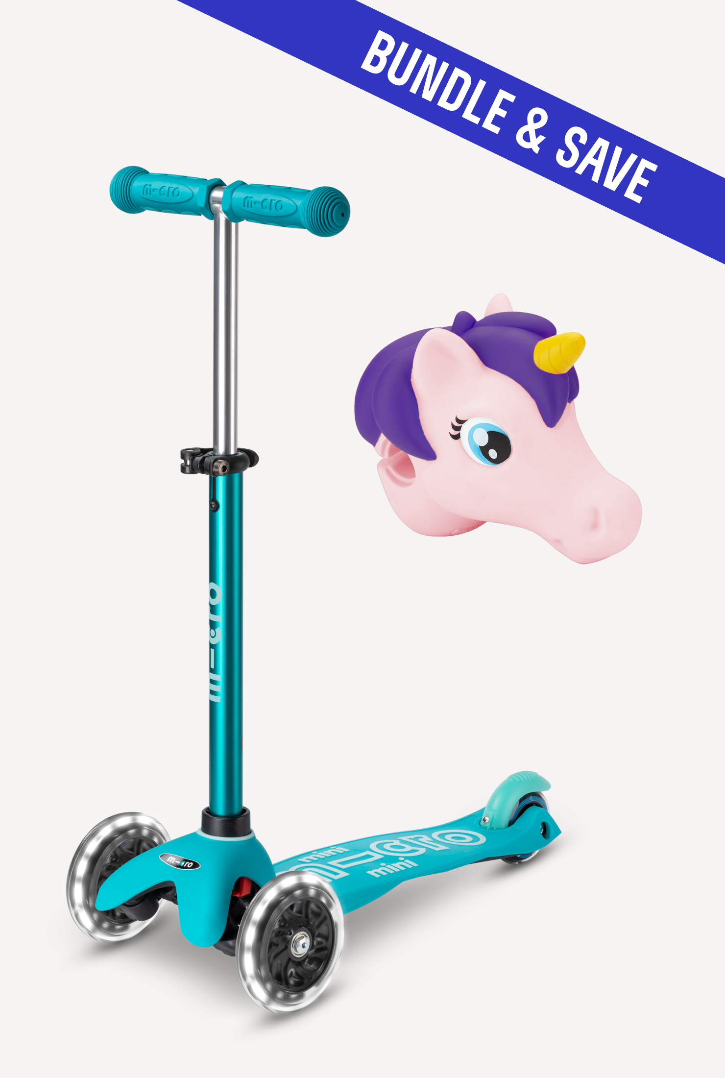Mini LED Scooter + Scootaheadz